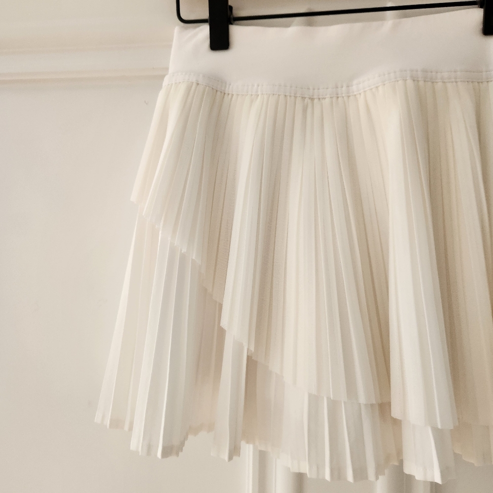 Lululemon Tiered Pleats High Rise Tennis Skort White Size 4 - Picture 7 of 14